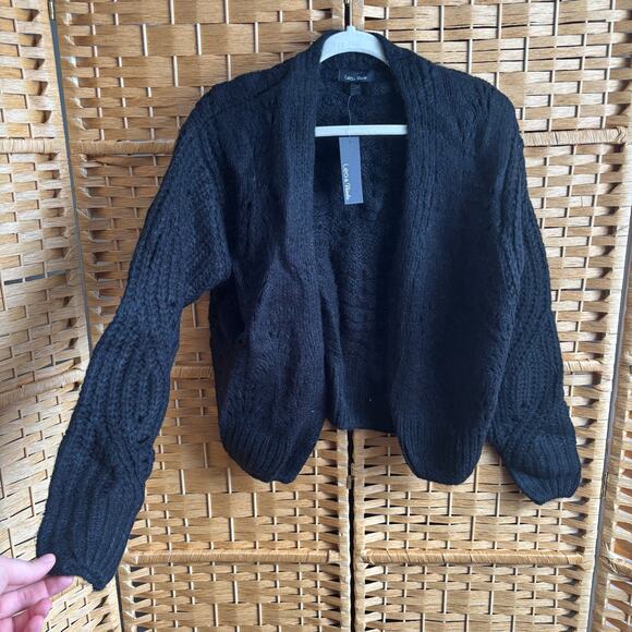 NWT Anthropologie Emile Cardigan / Lea & Viola Black Sweater Small - Picture 9 of 9